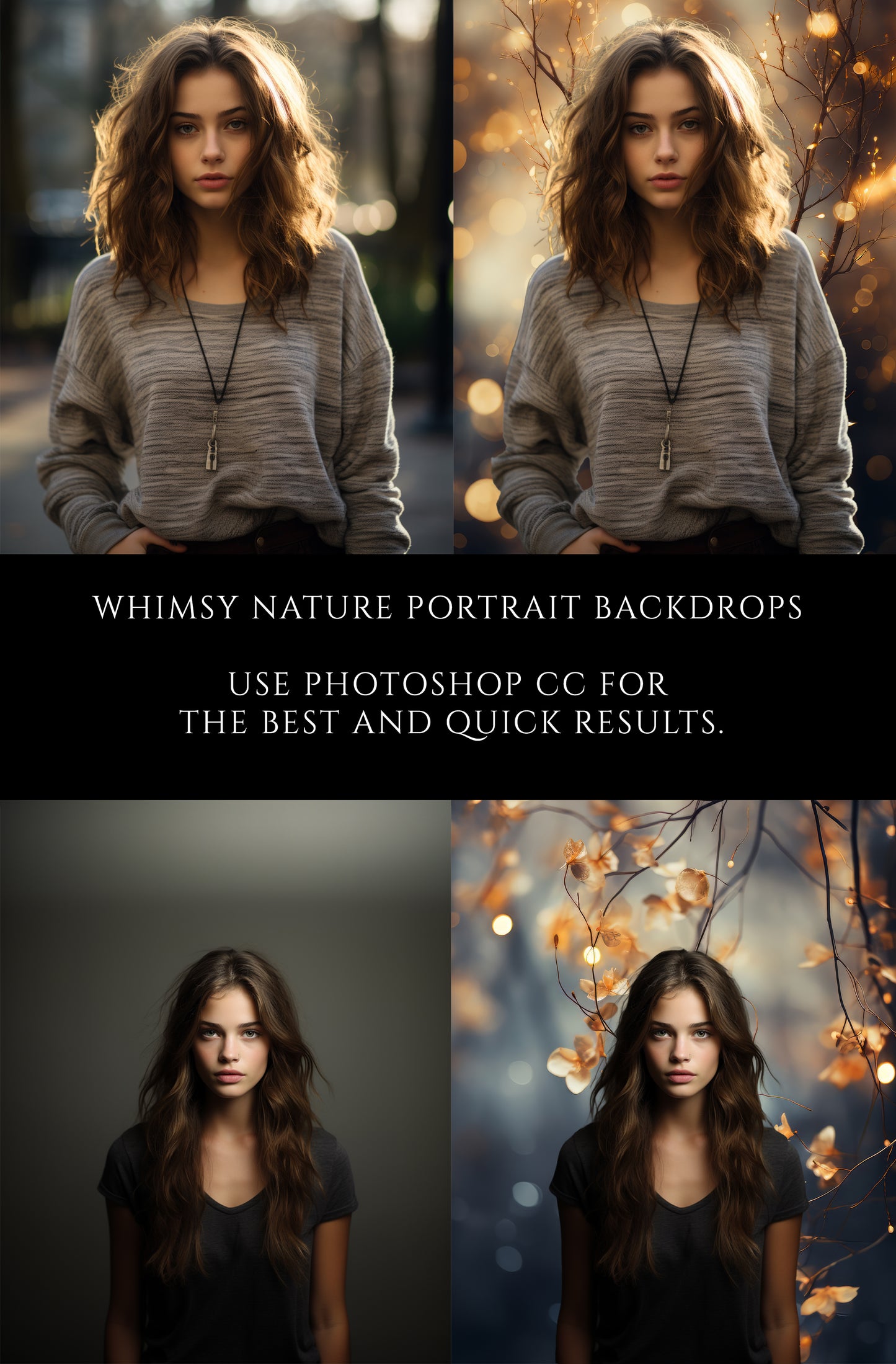 Whimsy Nature Portrait Backdrops