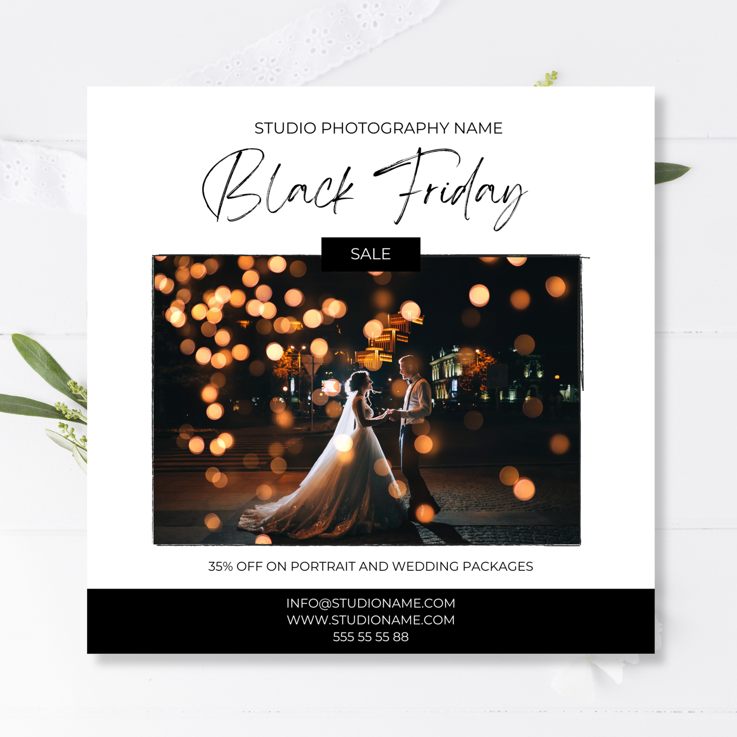 Black Friday Sale Canva Template