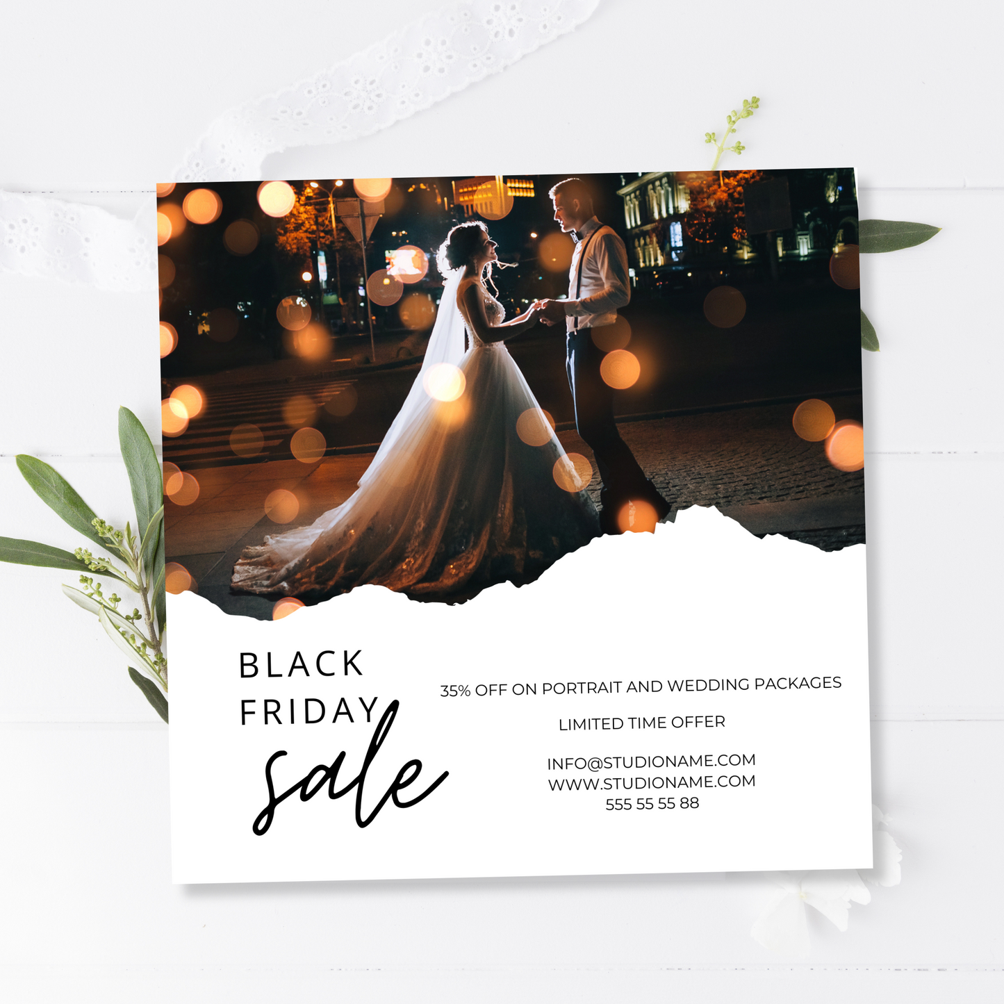Black Friday Sale Canva Template