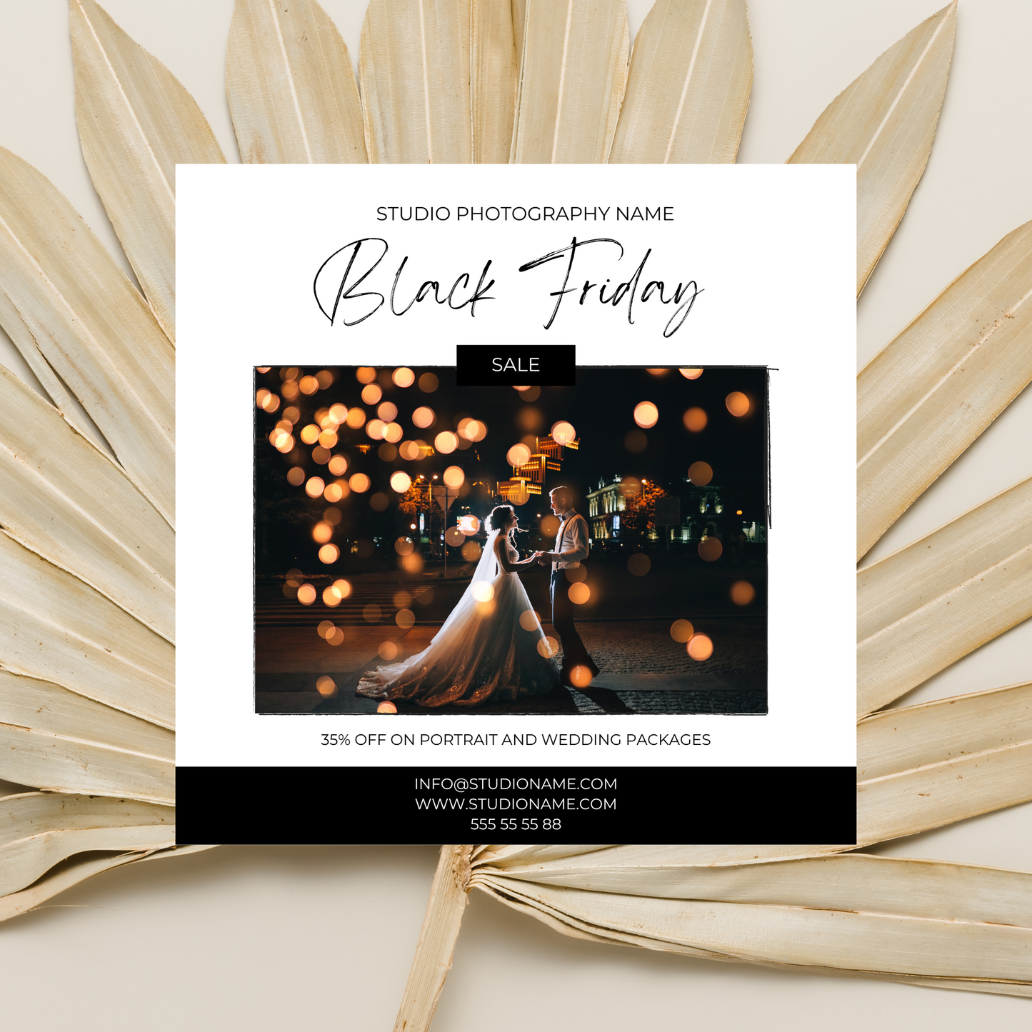 Black Friday Sale Canva Template