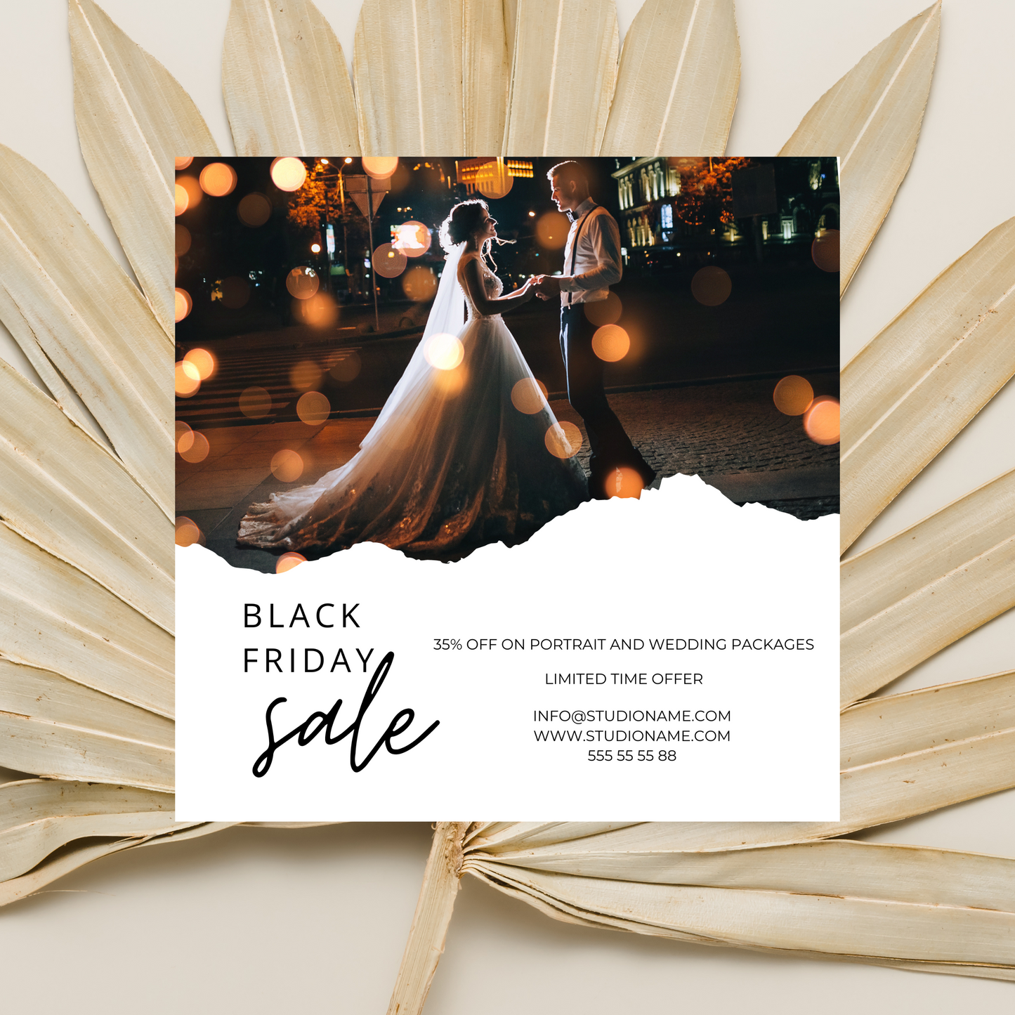 Black Friday Sale Canva Template