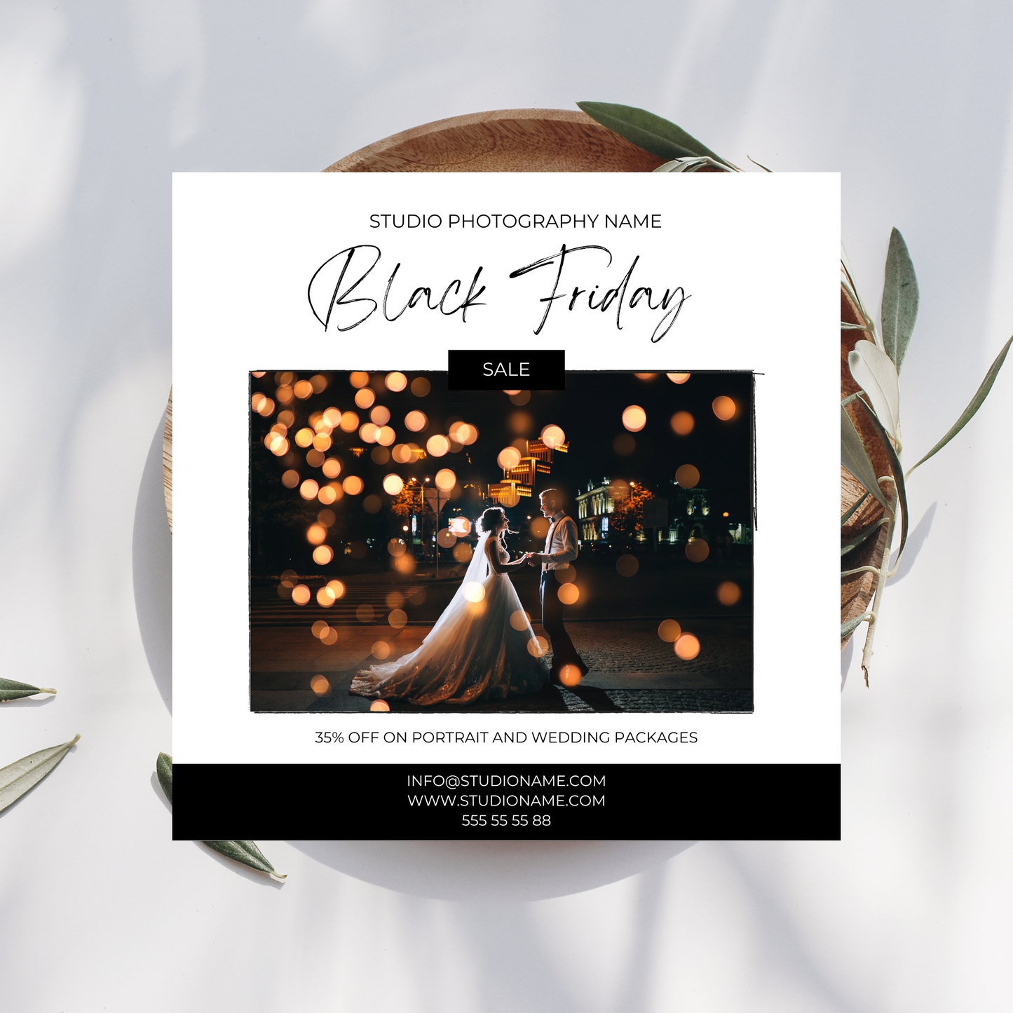 Black Friday Sale Canva Template