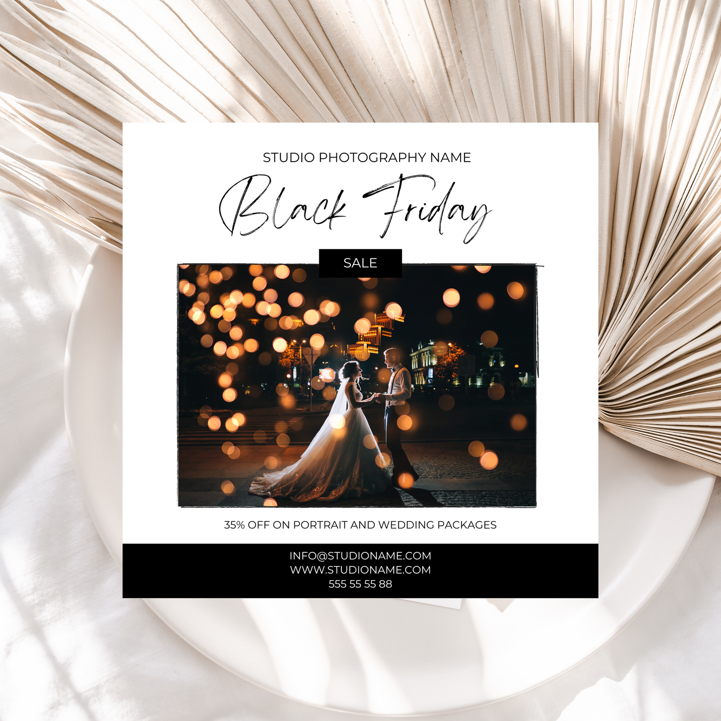 Black Friday Sale Canva Template