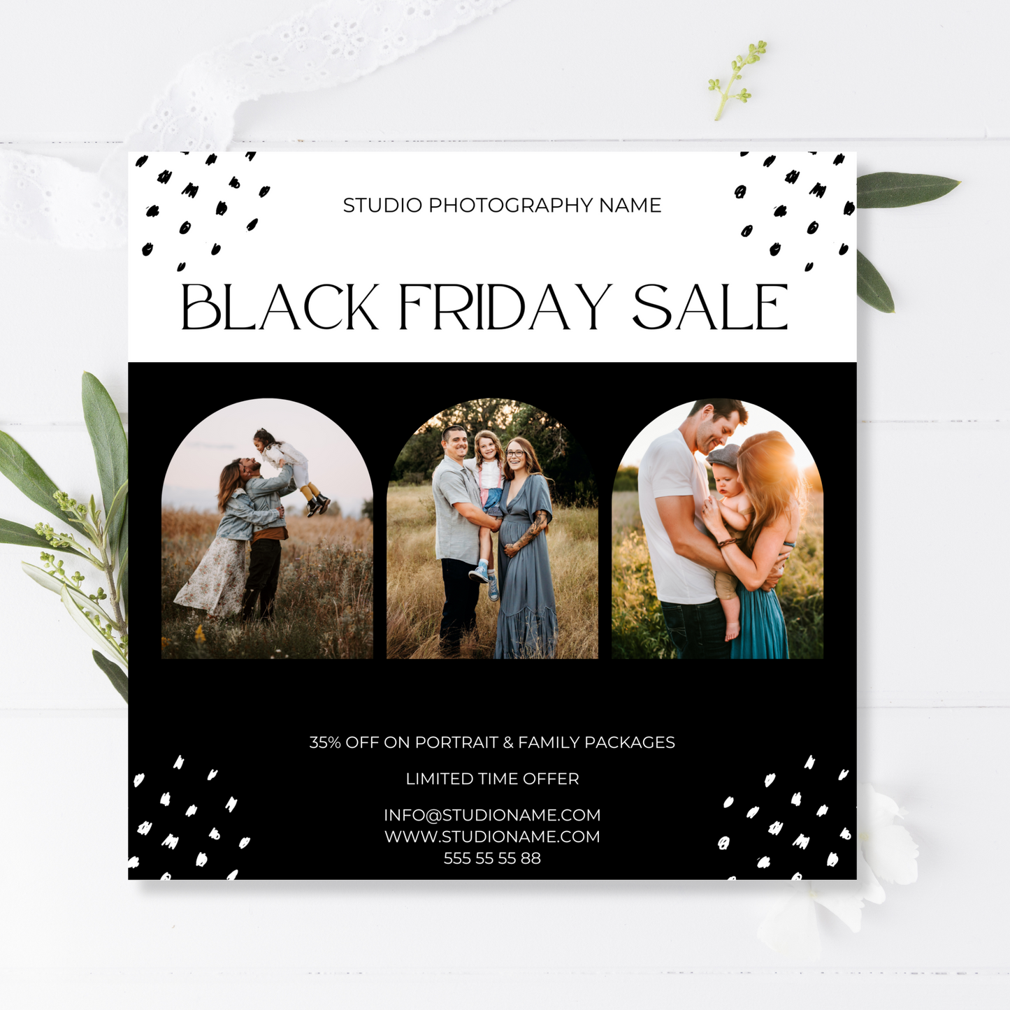 Black Friday Sale Canva Template