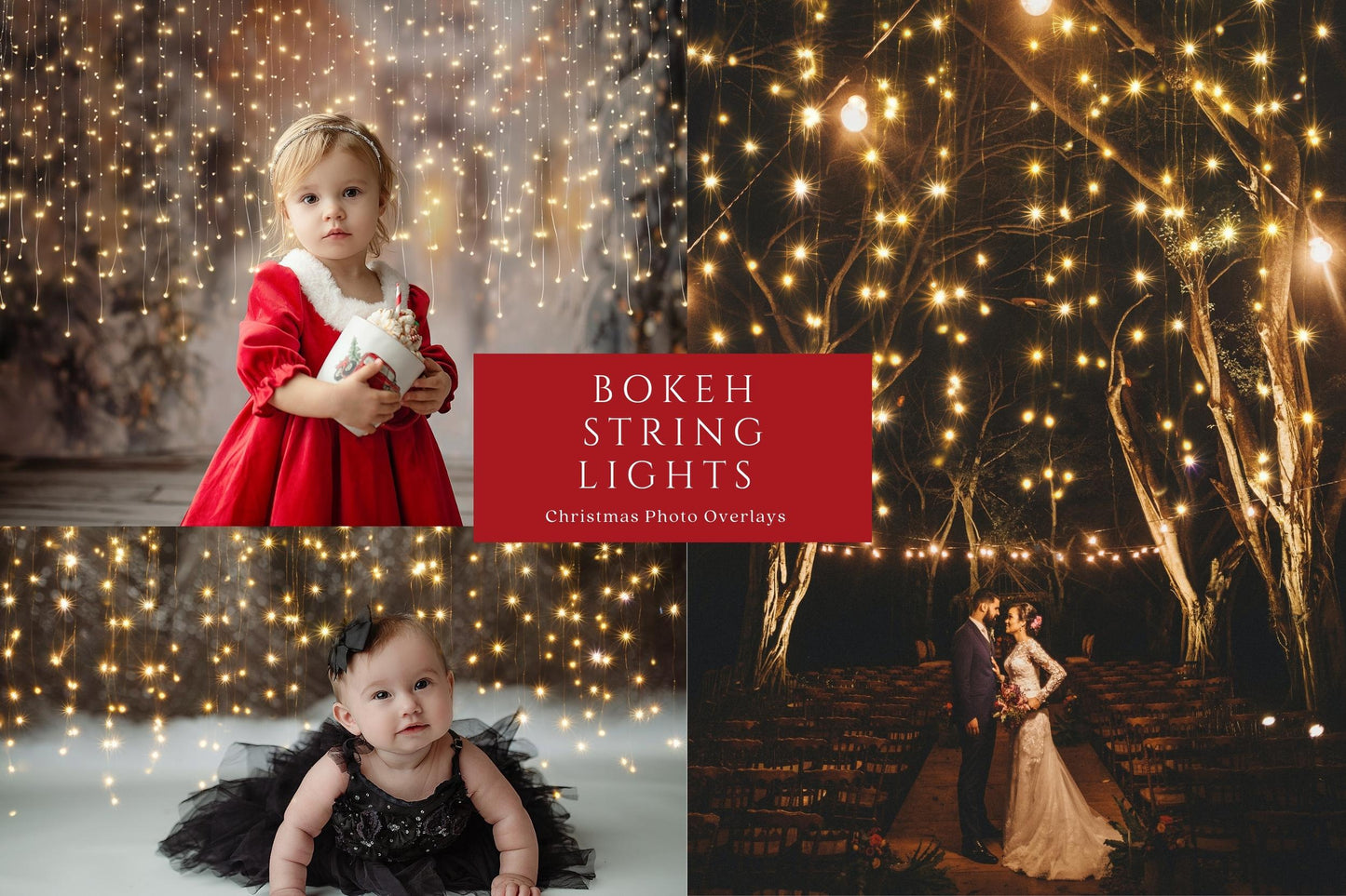 Bokeh String Light Overlays