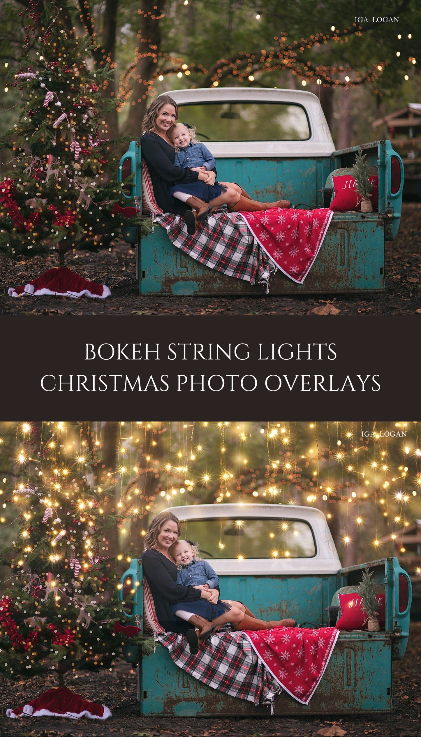 Bokeh String Light Overlays