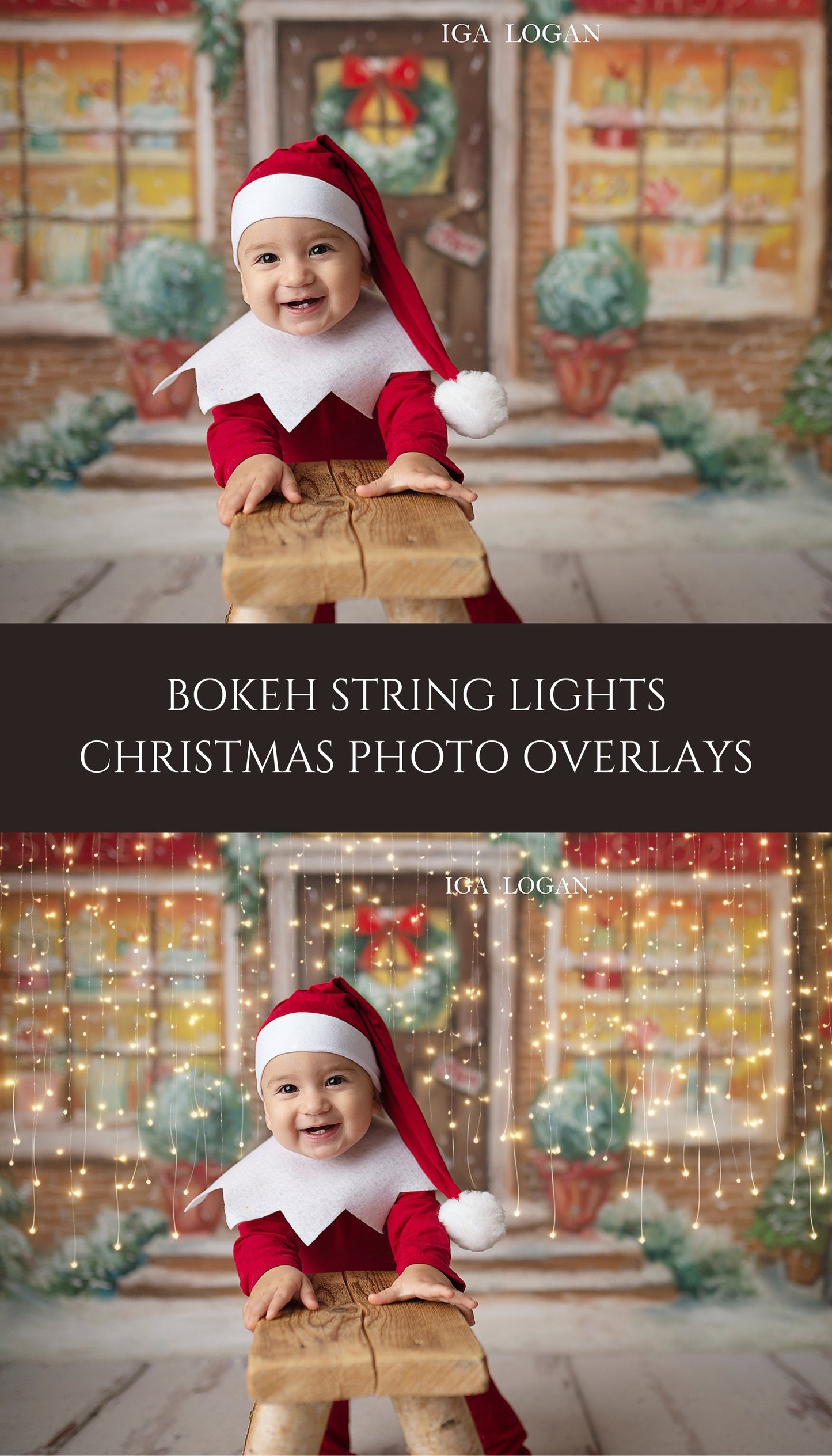 Bokeh String Light Overlays