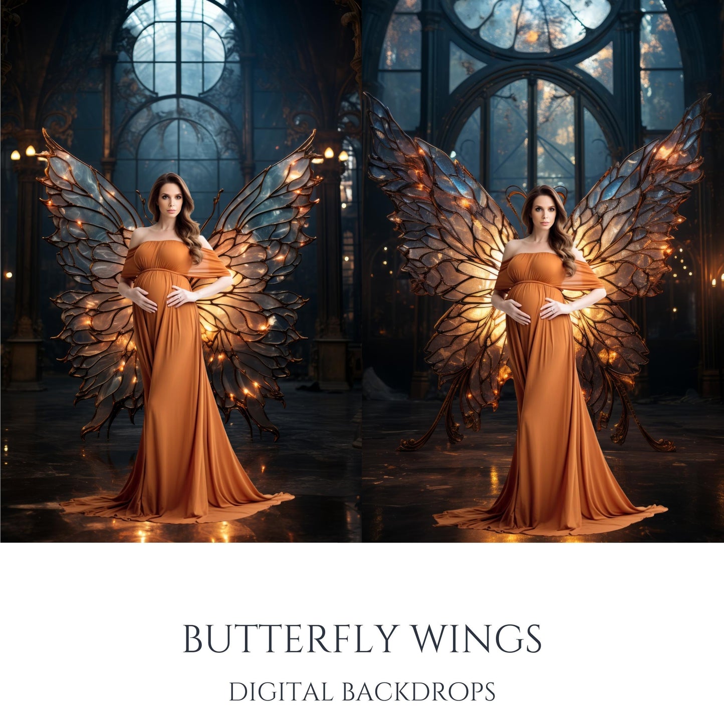 Butterfly Wings Digital Backdrops