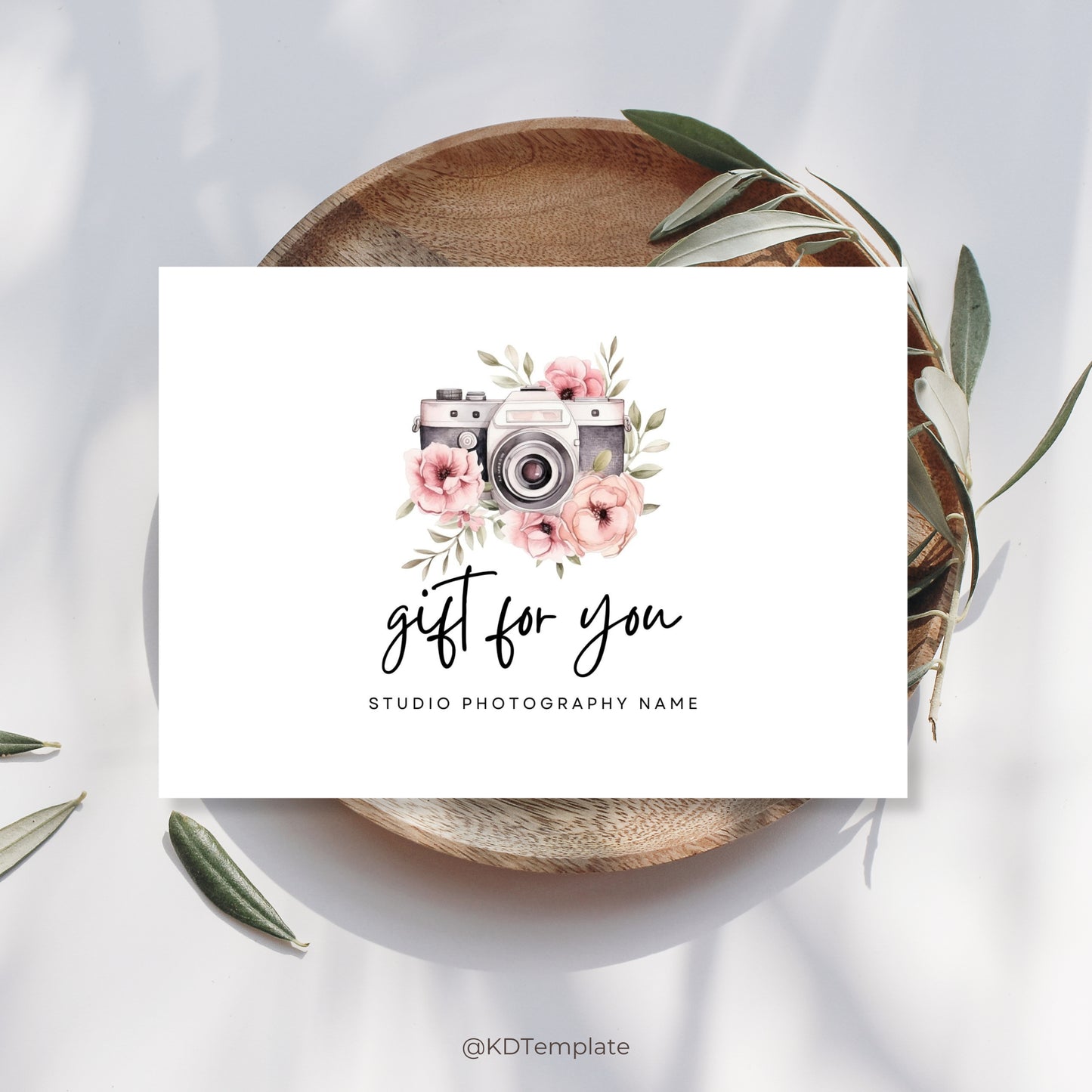 Photography Gift Certificate Template