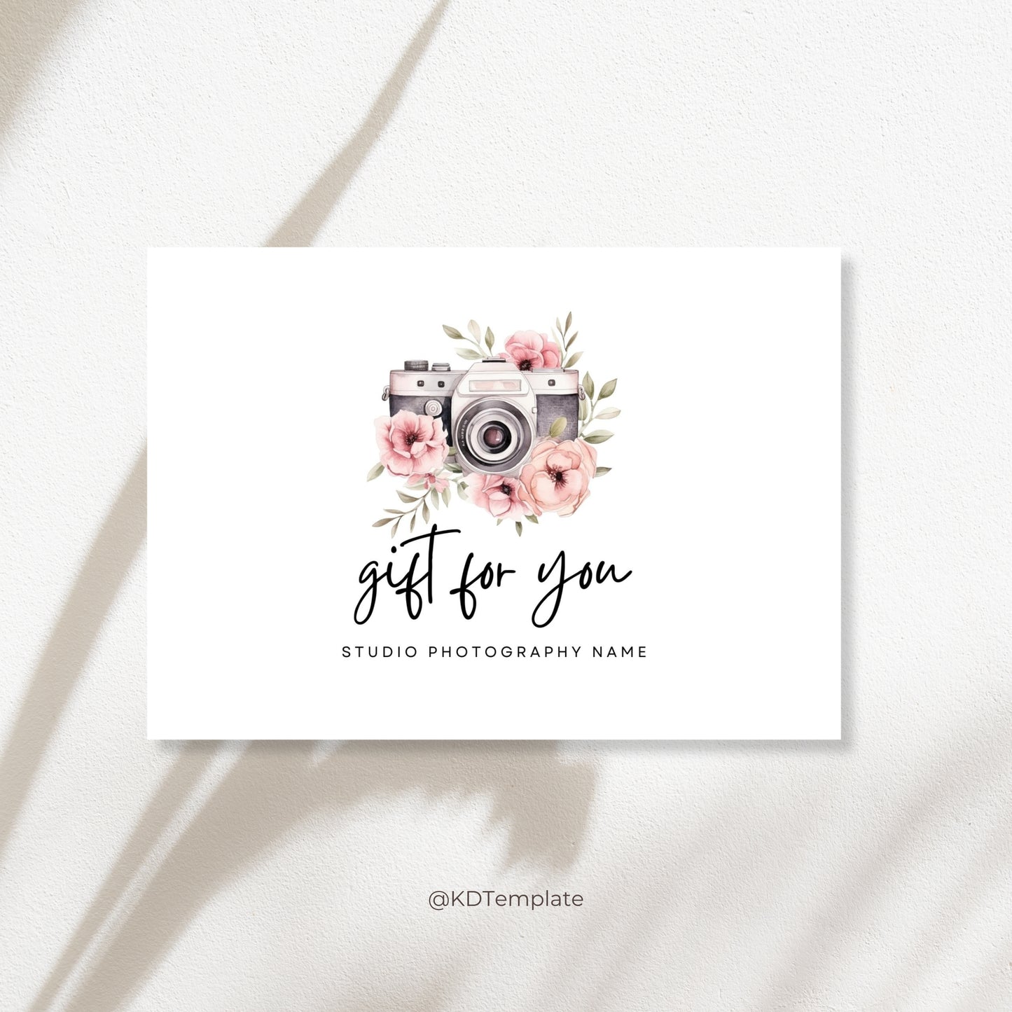 Photography Gift Certificate Template