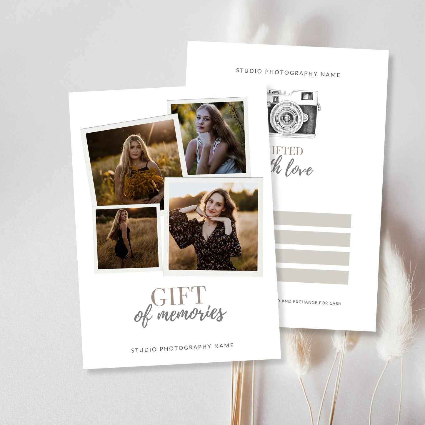 Photography Gift Certificate Template