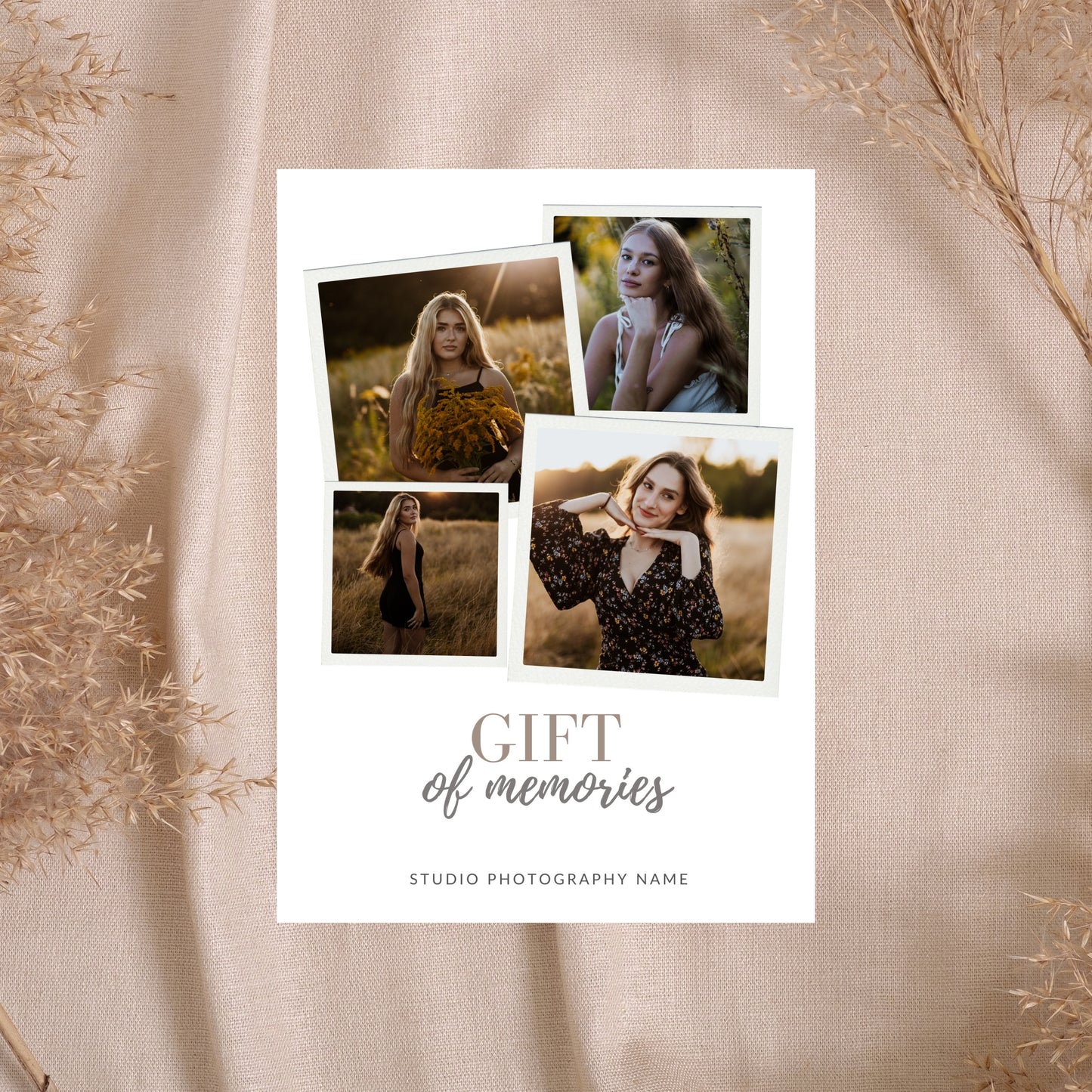 Photography Gift Certificate Template