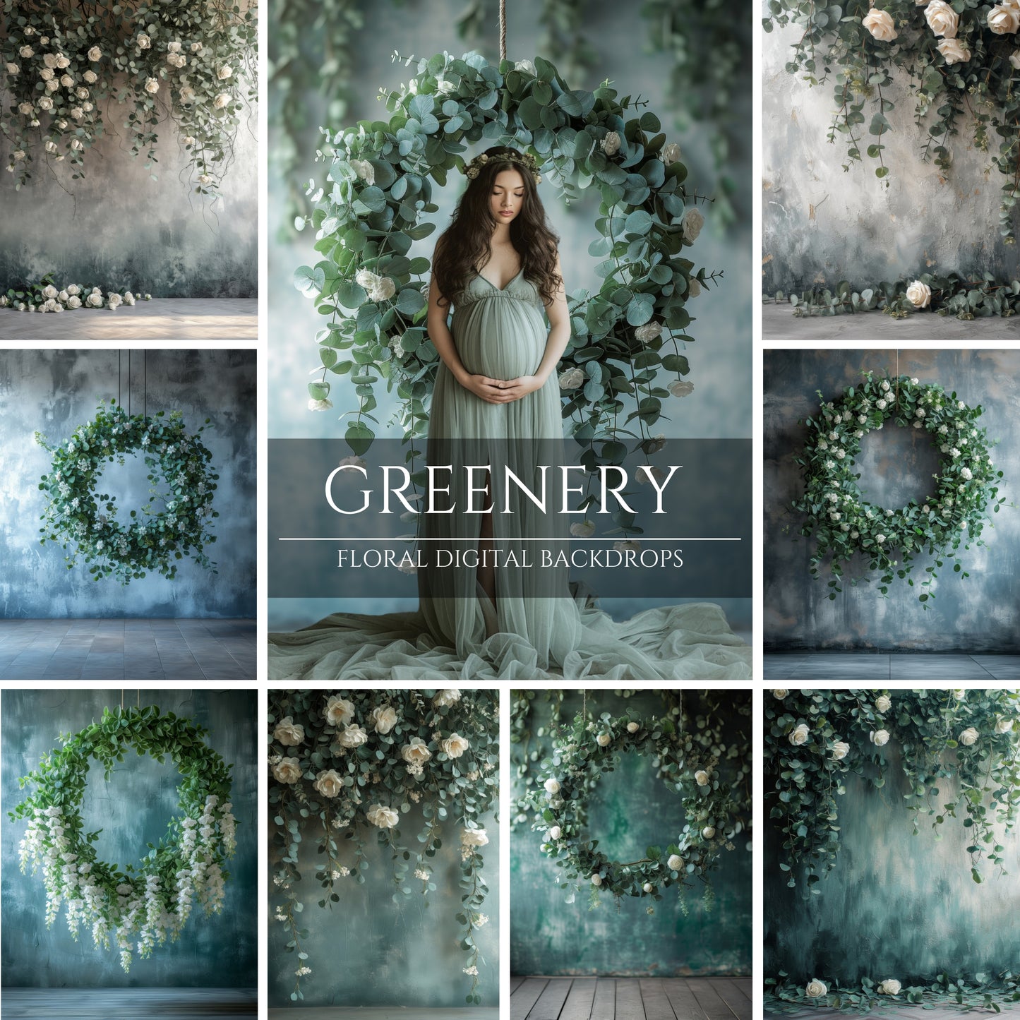 Greenery Photo Studio Backdrops