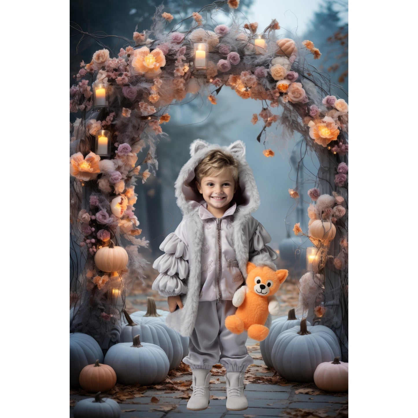 Pastel Halloween Digital Backdrops