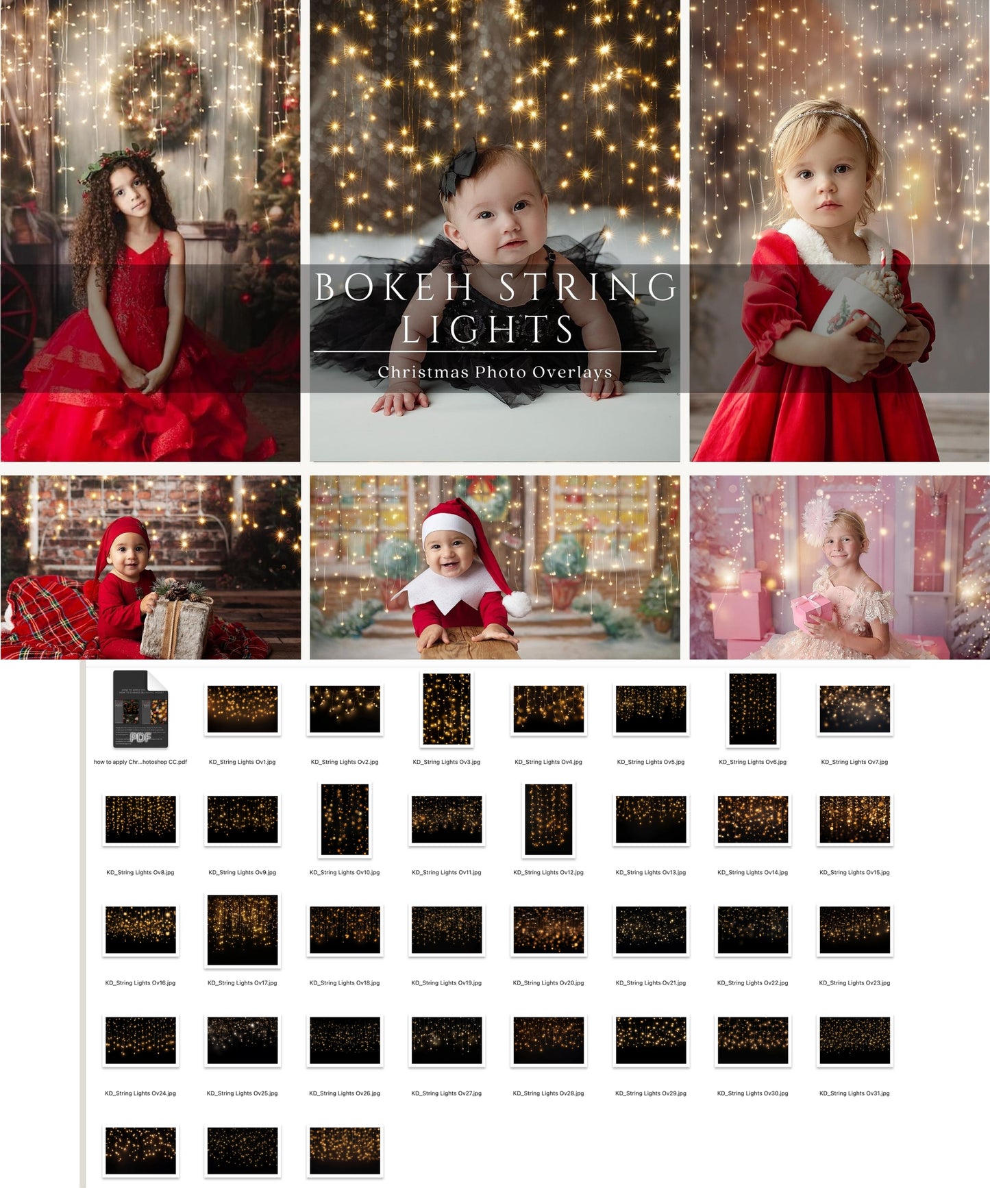 Bokeh String Light Overlays