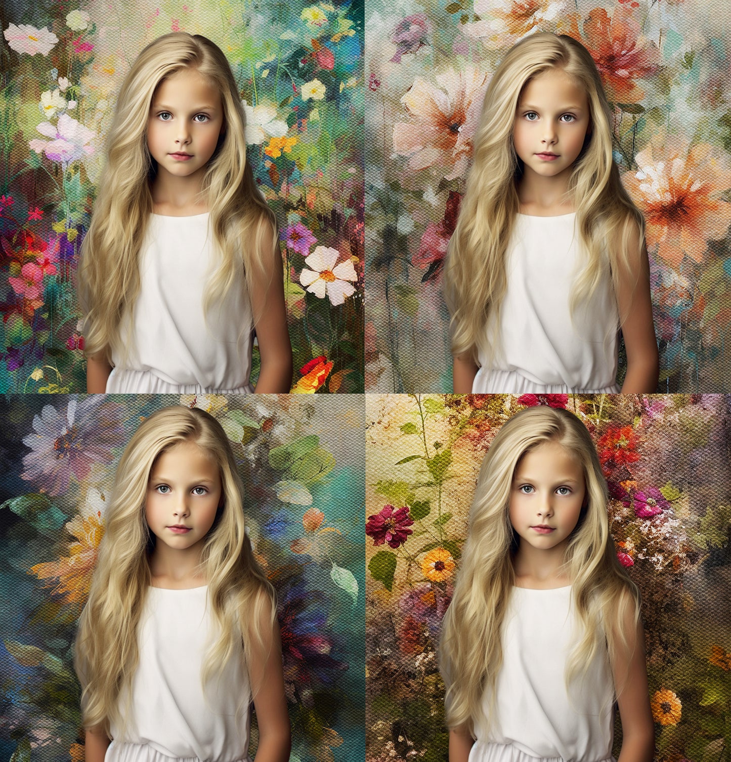 Summer Florals Fine Art Textures