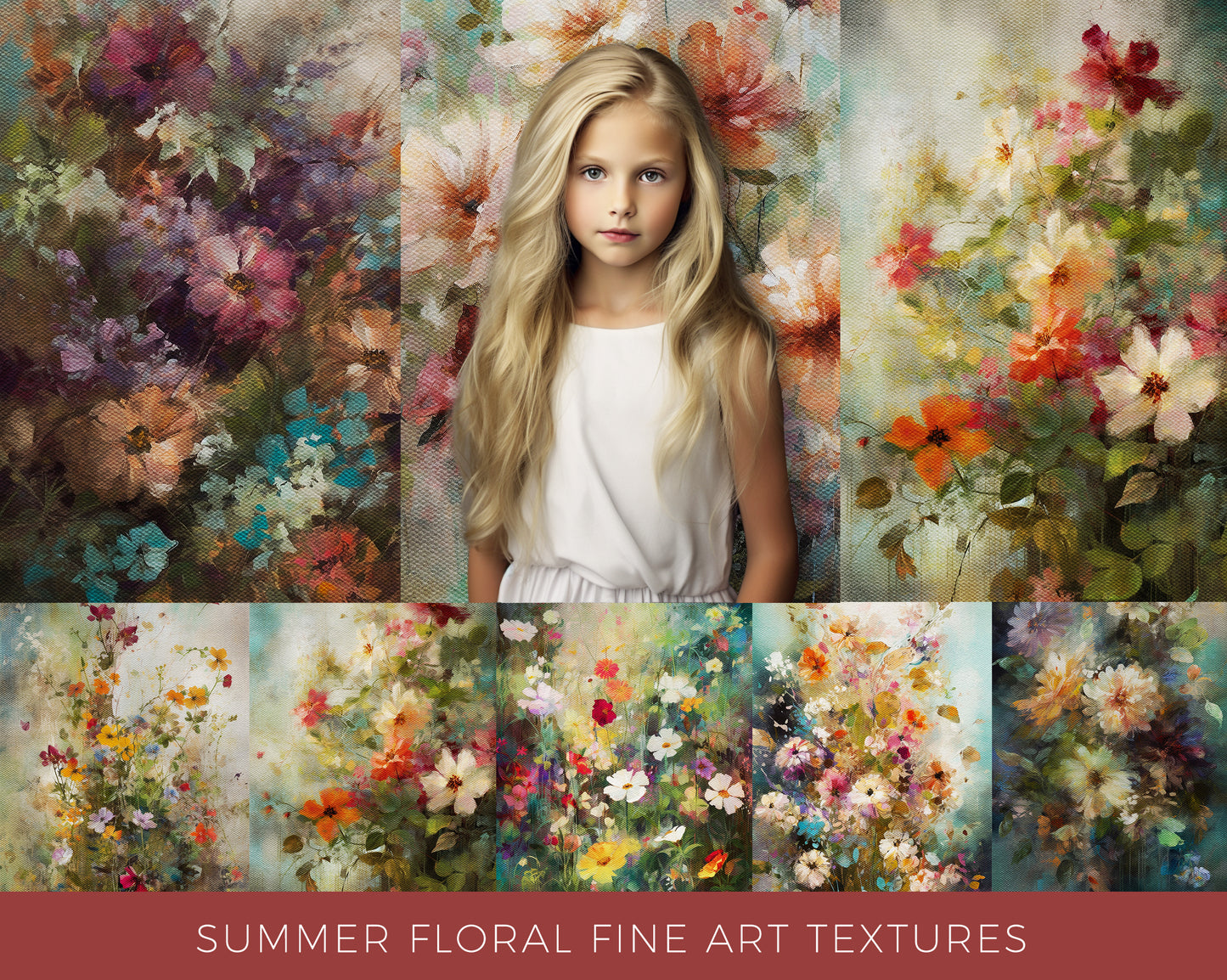 Summer Florals Fine Art Textures