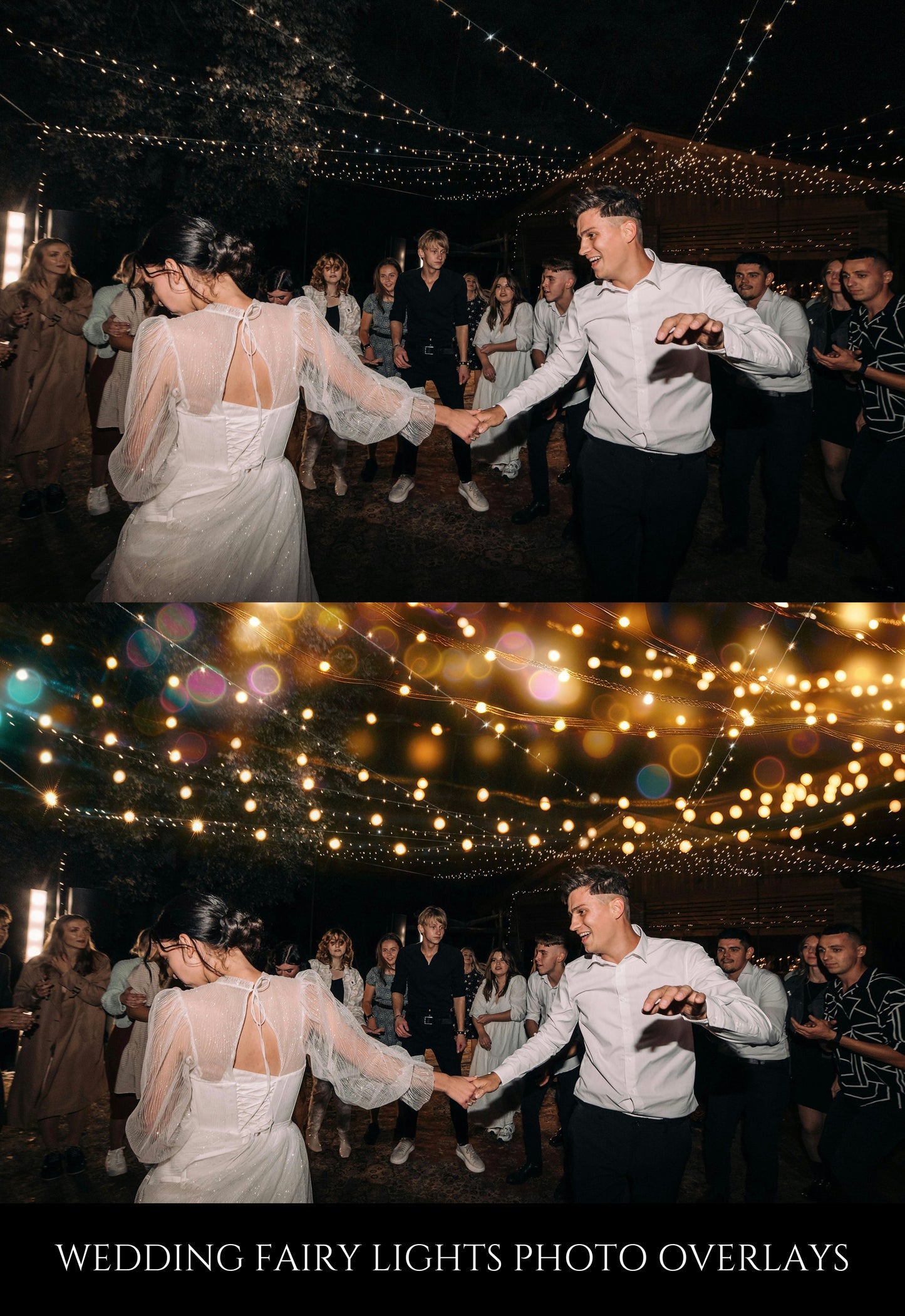 Wedding String Fairy Light Overlays