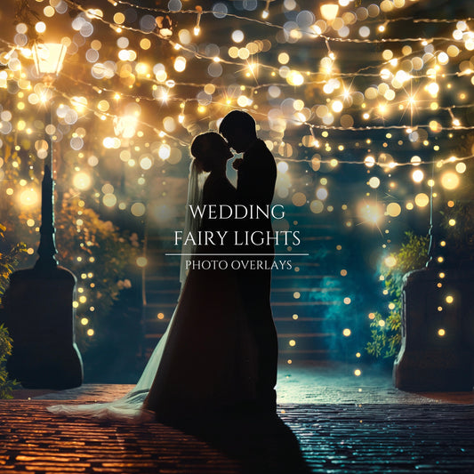 Wedding String Fairy Light Overlays