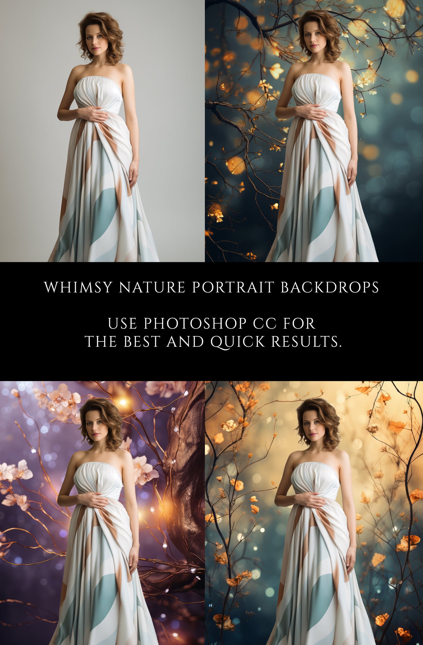 Whimsy Nature Portrait Backdrops