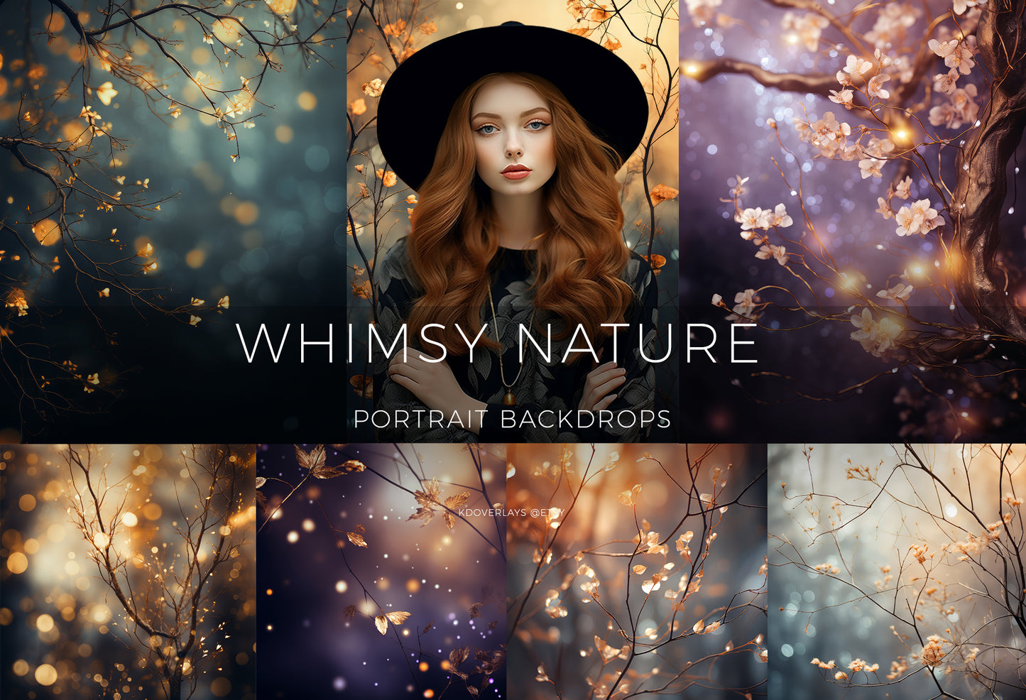 Whimsy Nature Portrait Backdrops