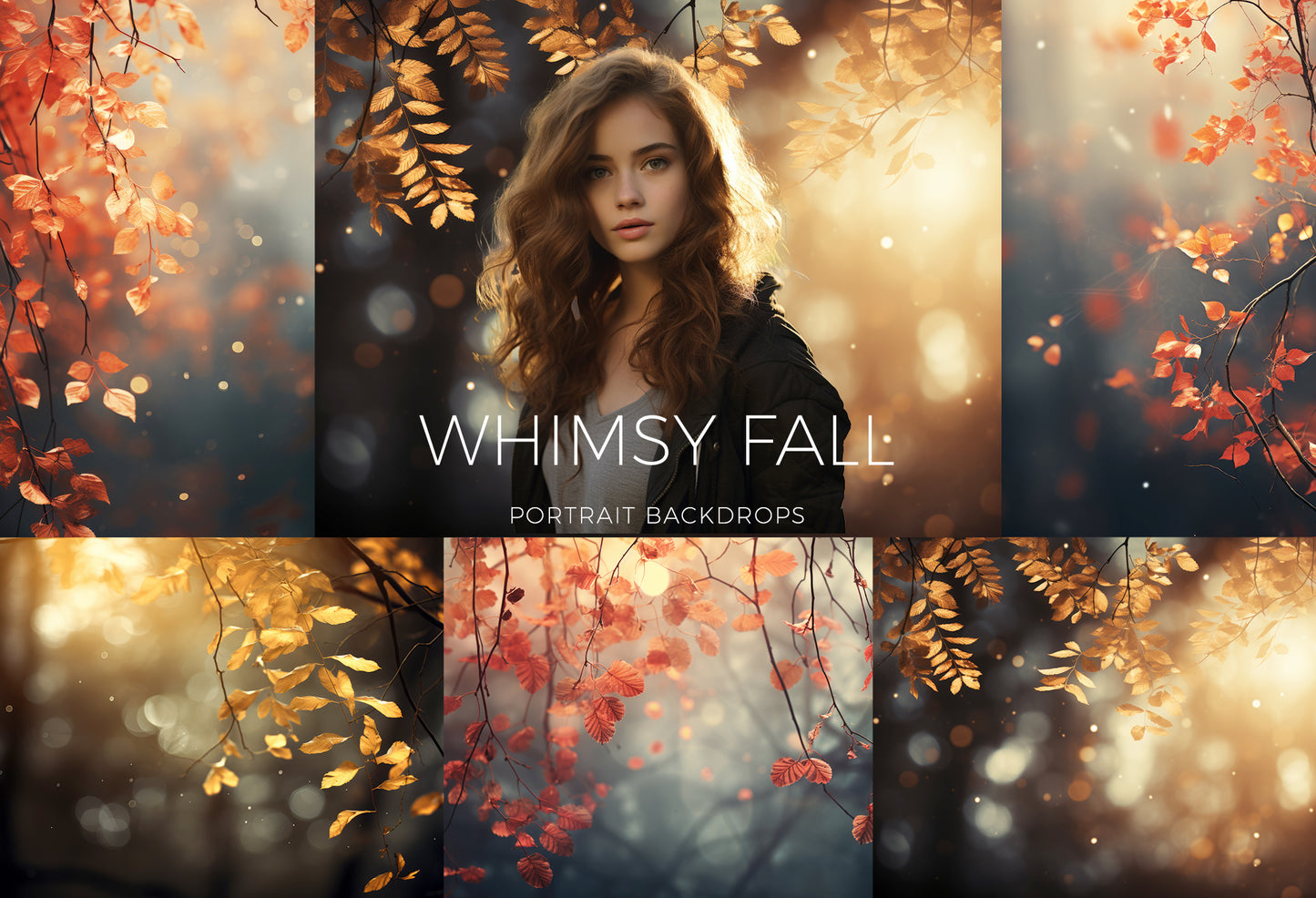 Whimsy Fall Portrait Backdrops