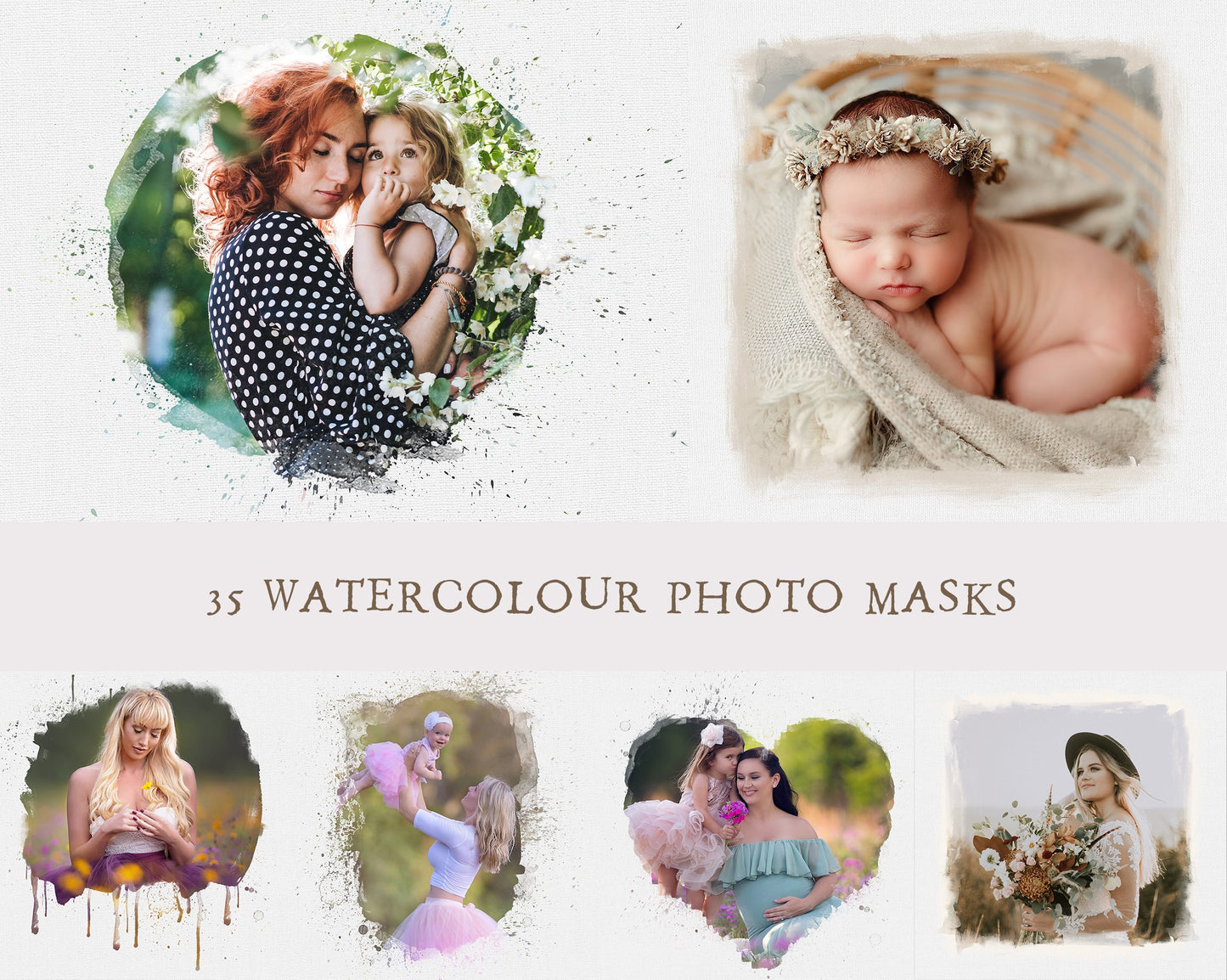 Watercolour Photo Masks