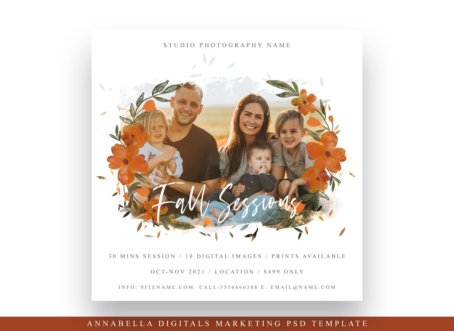 Fall Mini Session Template