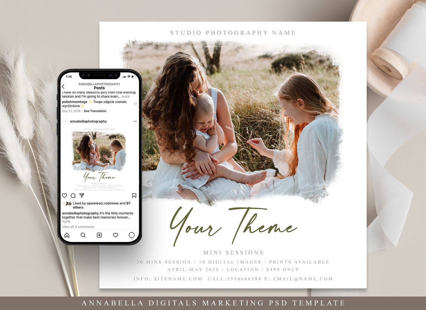 Mini Session Template