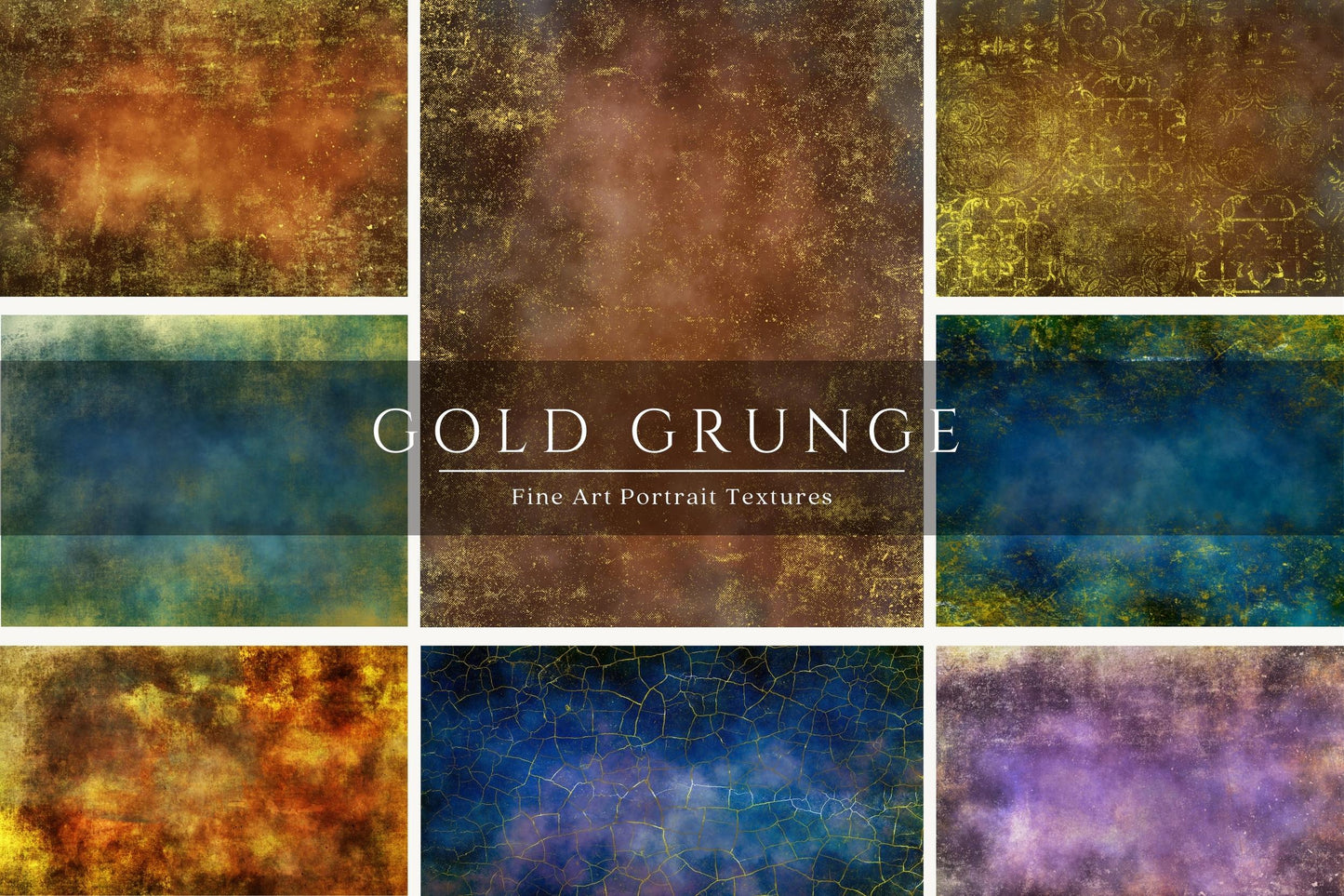 Gold and Grunge Fine Art Textures