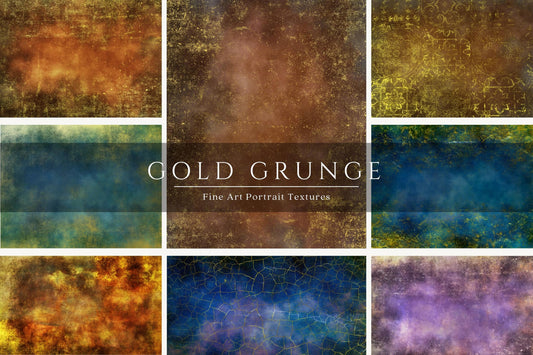 Gold and Grunge Fine Art Textures