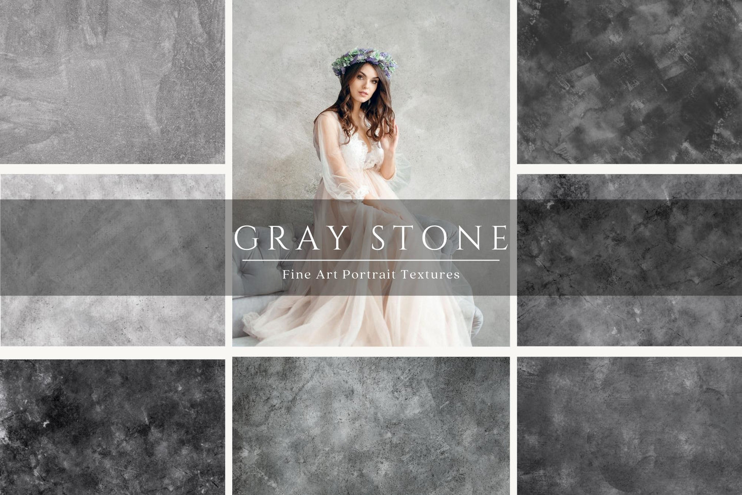 10 Grey Stone Portrait Textures