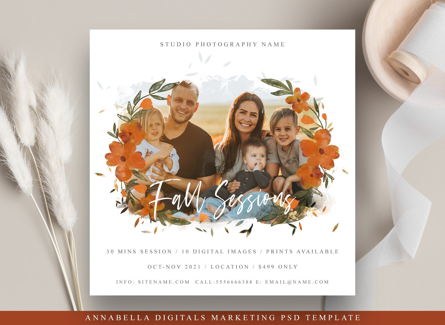 Fall Mini Session Template
