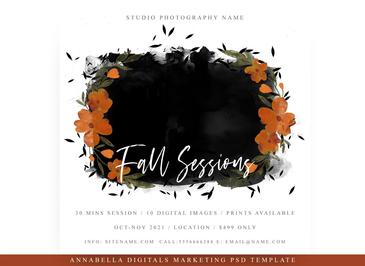 Fall Mini Session Template
