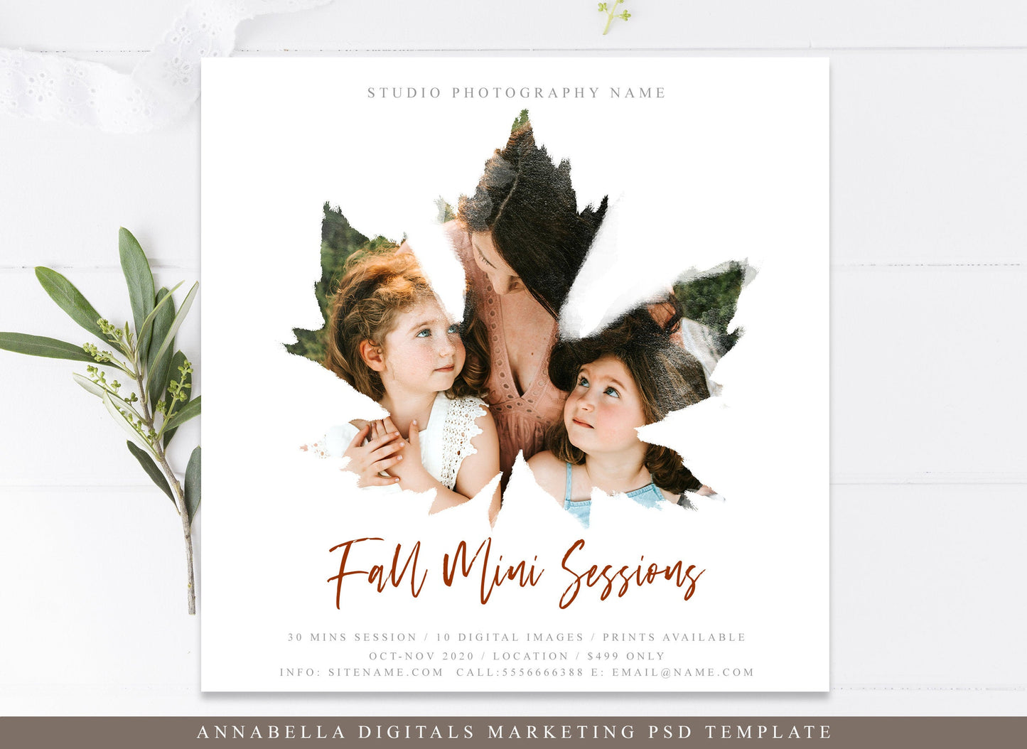 Fall Mini Session Template