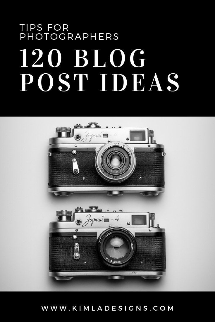 Camera - 120 Blog Post Ideas for Photographers
