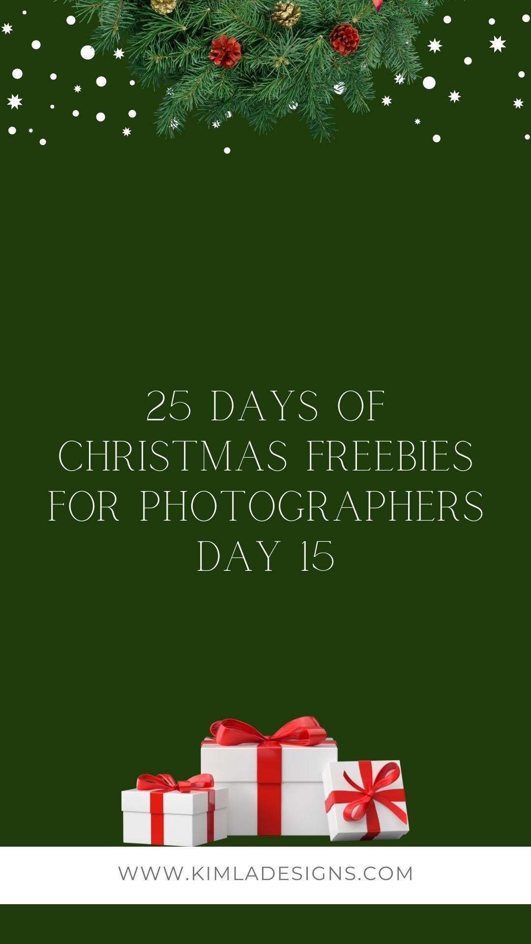 25 Days of Christmas Freebies Day 15th