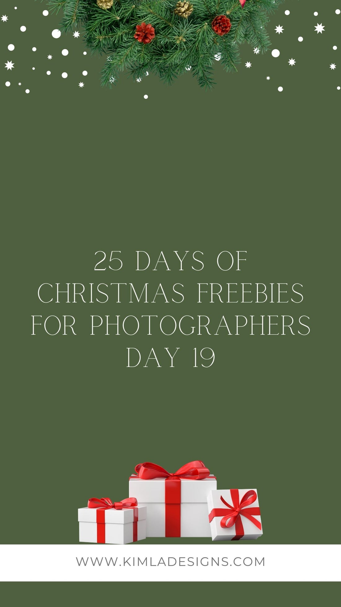 25 Days of Christmas Freebies Day 19th