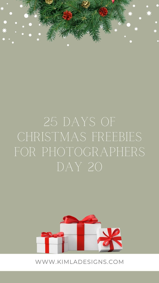 25 Days of Christmas Freebies Day 20