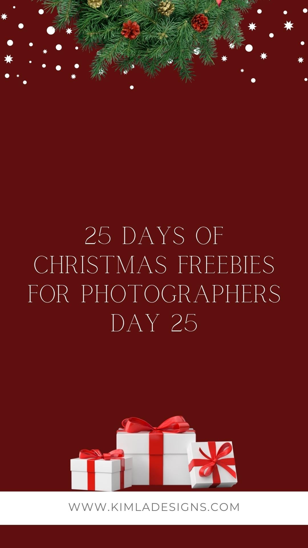 25 Days of Christmas Freebies Day 25th