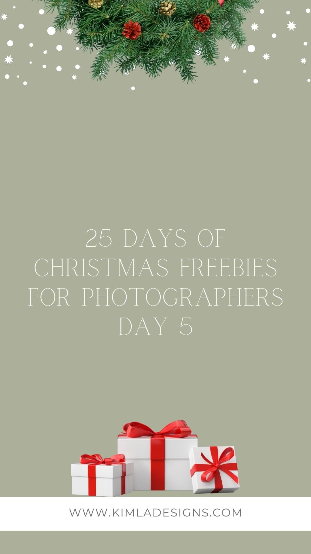25 Days of Christmas Freebies Day 5th