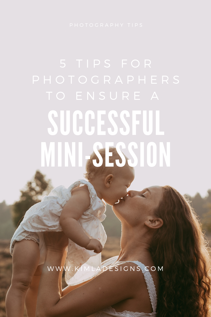 Person - 5 Tips for Photographers to Ensure a Successful Mini-Session
