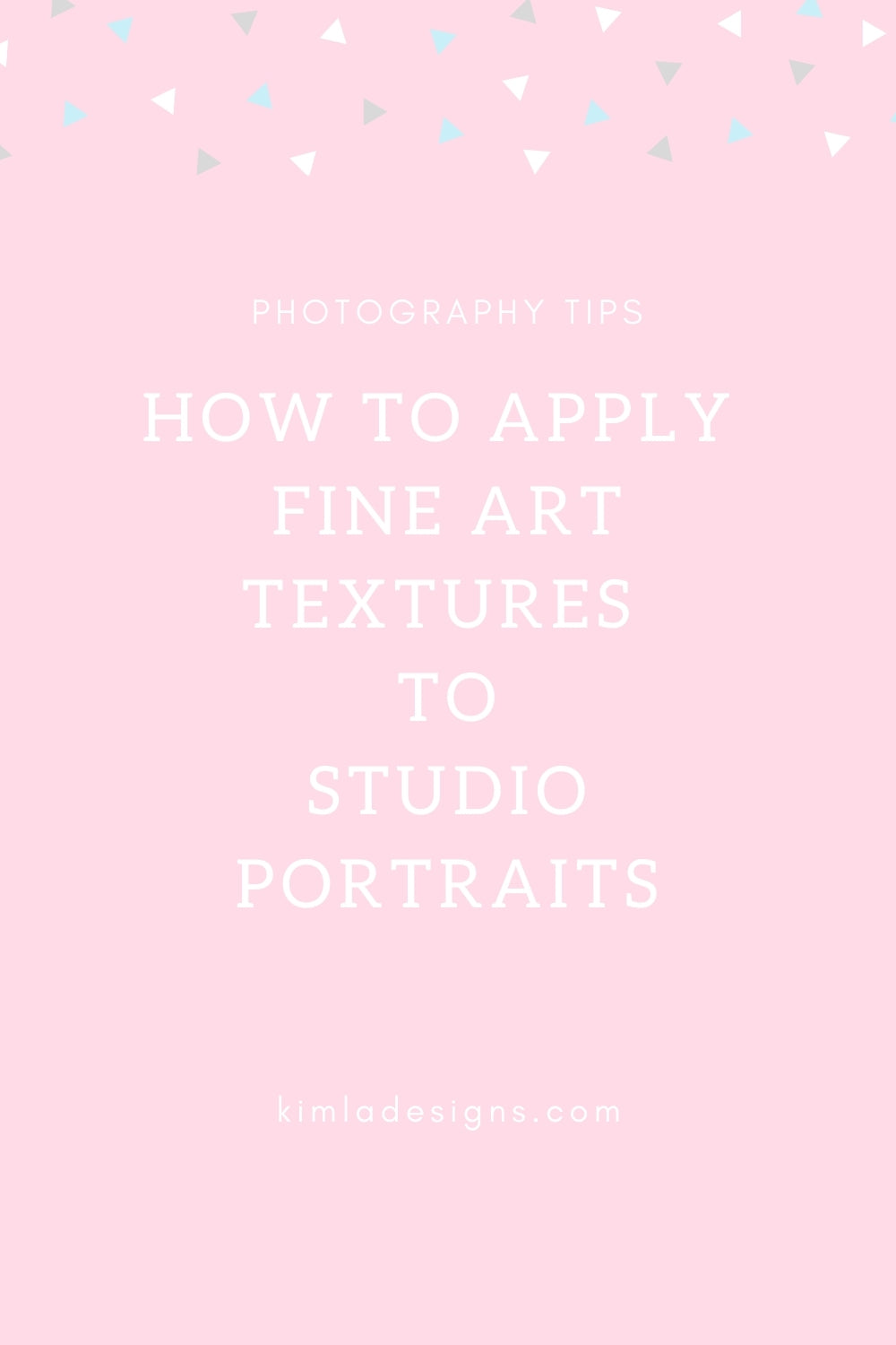 How to Apply Fine Art Textures to Your Studio Portraits
