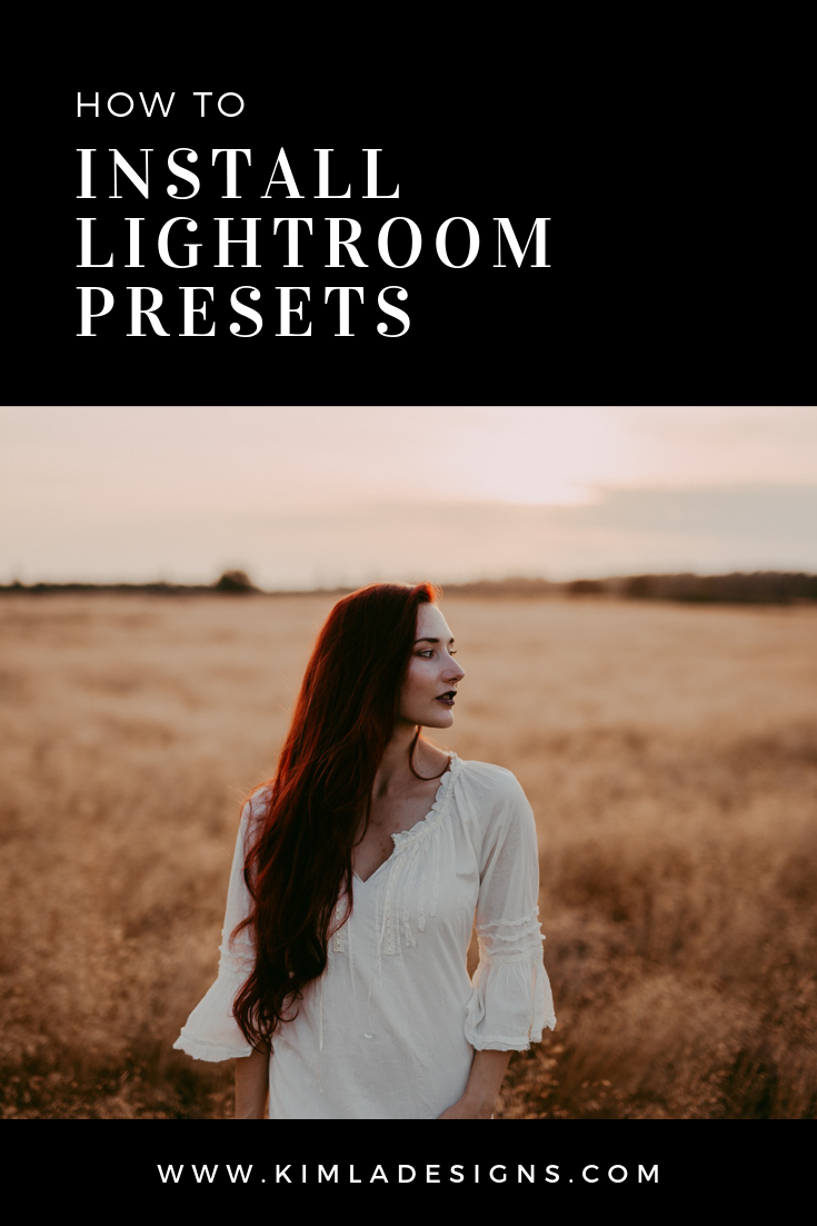 Clothing - How to install Presets in Lightroom Classic and ACR