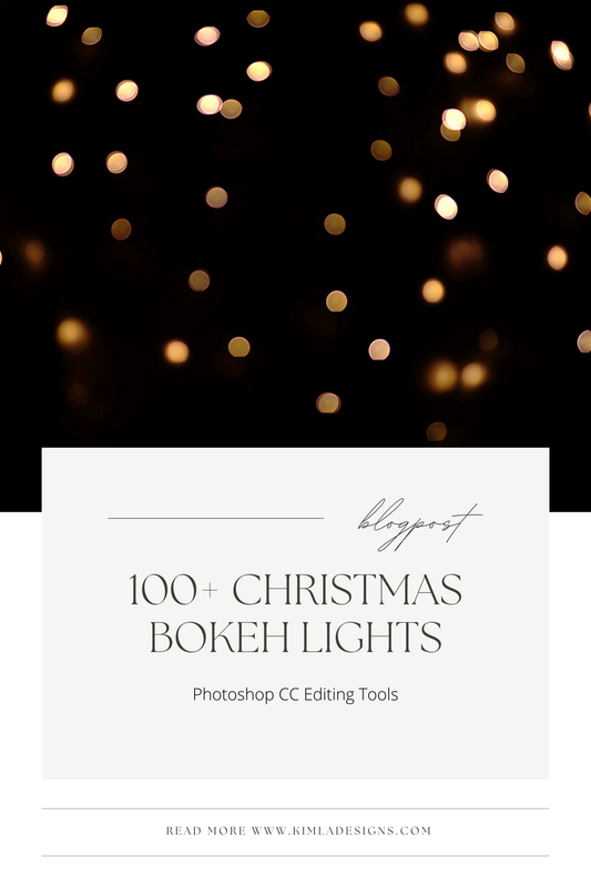 100+ Christmas Gold Bokeh Overlays