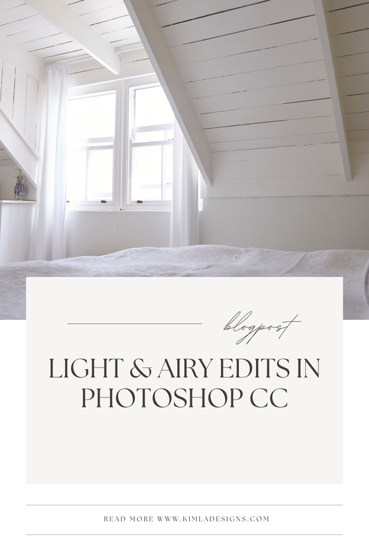 Light & Airy Edits in Photoshop