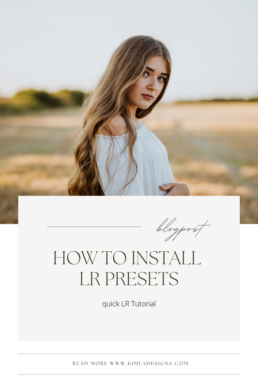 How to Install Presets in Lightroom Classic