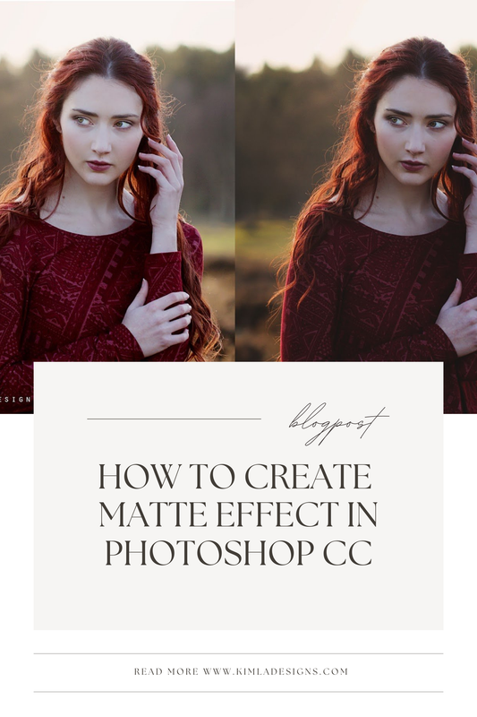 Sleeve - How to Create Matte Effect in Photoshop