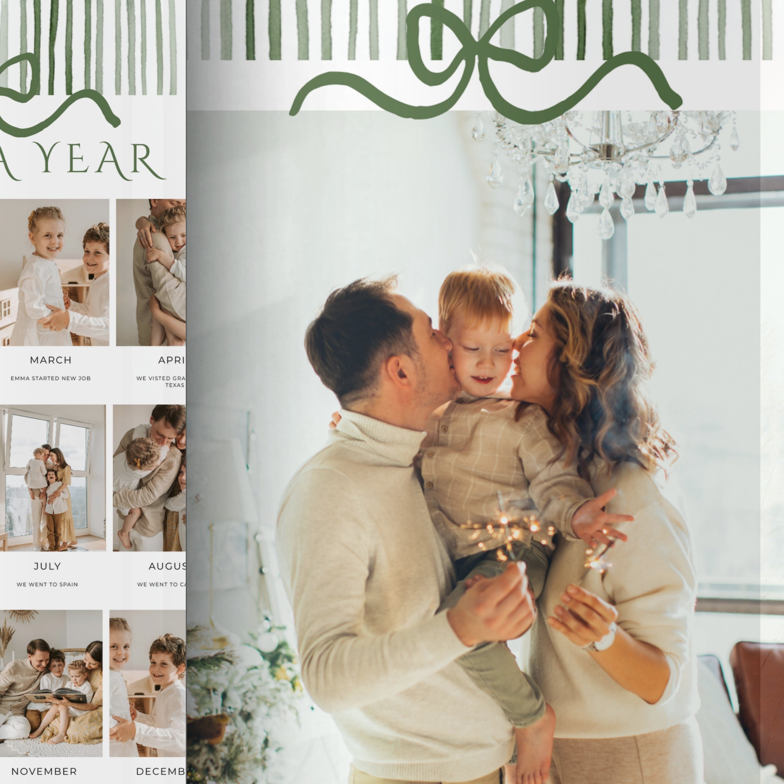 Christmas Card Photo Template