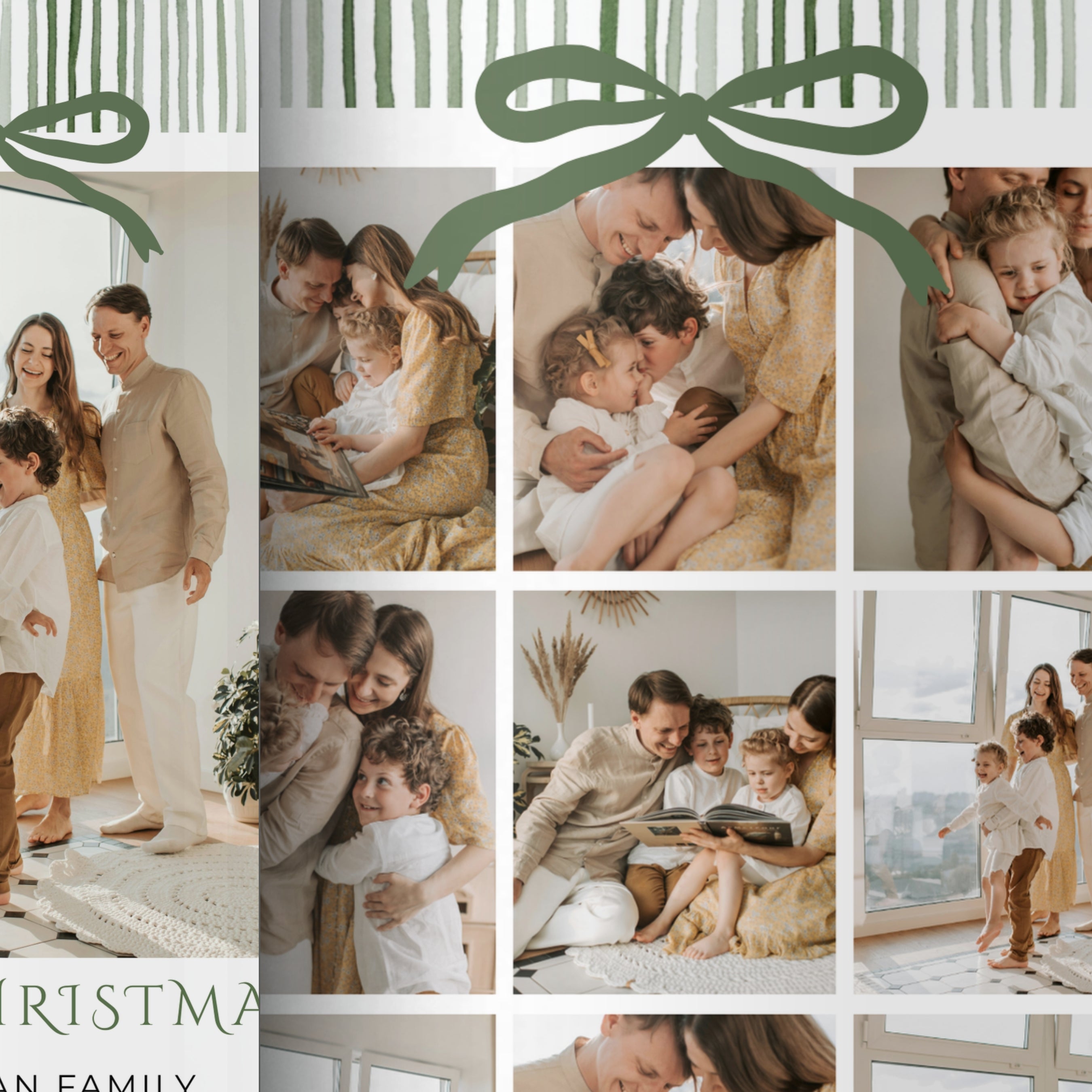Christmas Card Photo Template